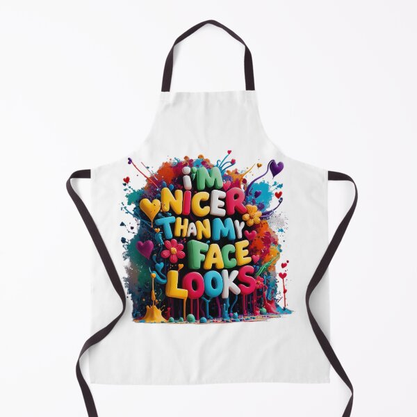 Item preview, I'm nicer than my face looks designed and sold by KRStyleClub.
