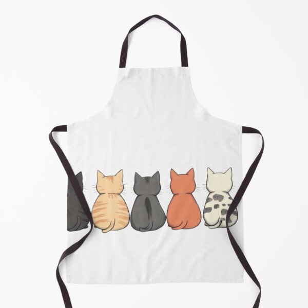 Item preview, Cartoon cats sitting, back view, in a designed and sold by Tee Studio.