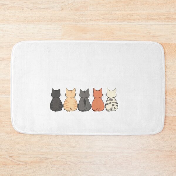 Item preview, Cartoon cats sitting, back view, in a designed and sold by Tee Studio.