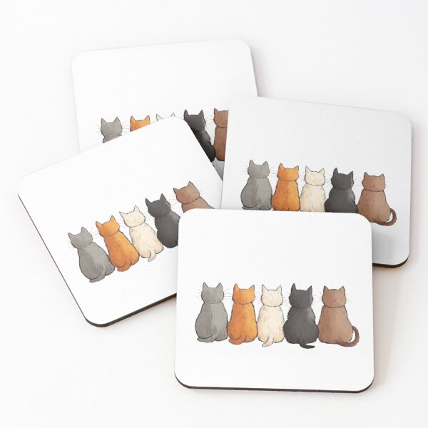 Item preview, Cartoon dogs sitting in a line, all designed and sold by Tee Studio.