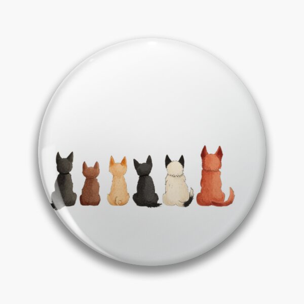 Item preview, Back-facing cartoon dogs sitting in designed and sold by Tee Studio.
