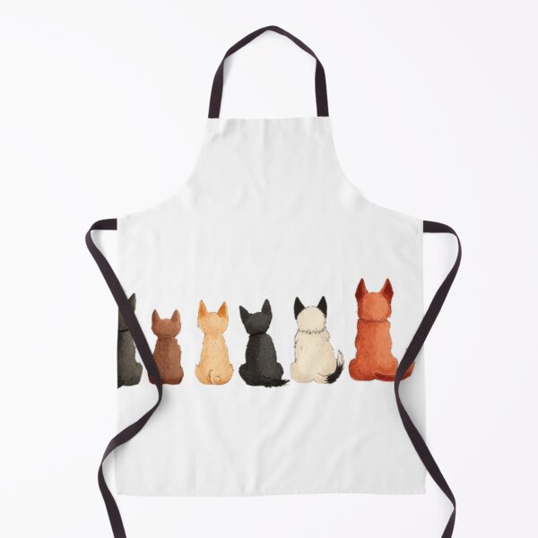 Item preview, Back-facing cartoon dogs sitting in designed and sold by Tee Studio.