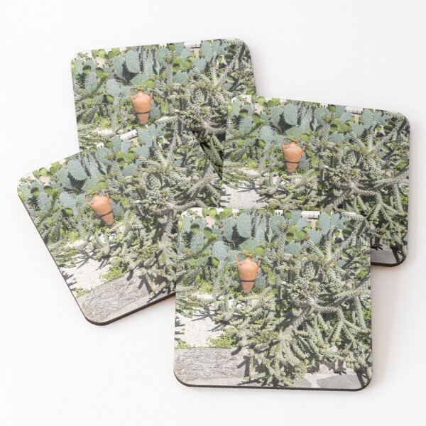 Item preview, Exuberant Desert Cactus Garden with a Terracotta Amphora Accent designed and sold by Georgia Mizuleva.