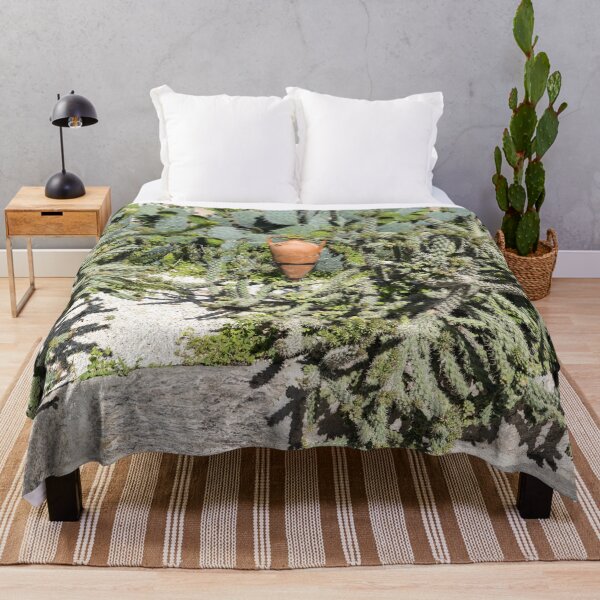 Item preview, Exuberant Desert Cactus Garden with a Terracotta Amphora Accent designed and sold by Georgia Mizuleva.