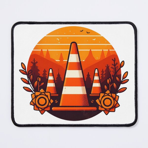Item preview, Orange Traffic Cones designed and sold by Azrora.