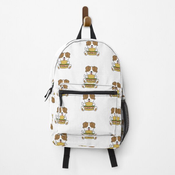 Item preview, Cute dog holding a burger with lettuce and tomato designed and sold by rasagamastore.