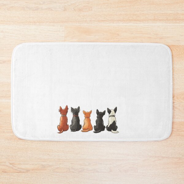Item preview, A group of cartoon dogs sitting in a row designed and sold by Tee Studio.