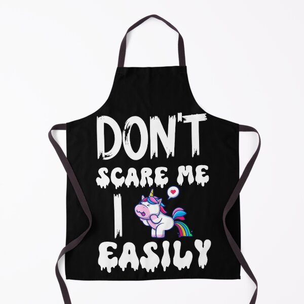 Item preview, Don't Scare Me I Poop Rainbow Easily Funny Quote Embarrassing Gag Halloween designed and sold by Quirky Shirts.