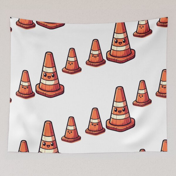 Item preview, Orange Traffic Cones designed and sold by Azrora.