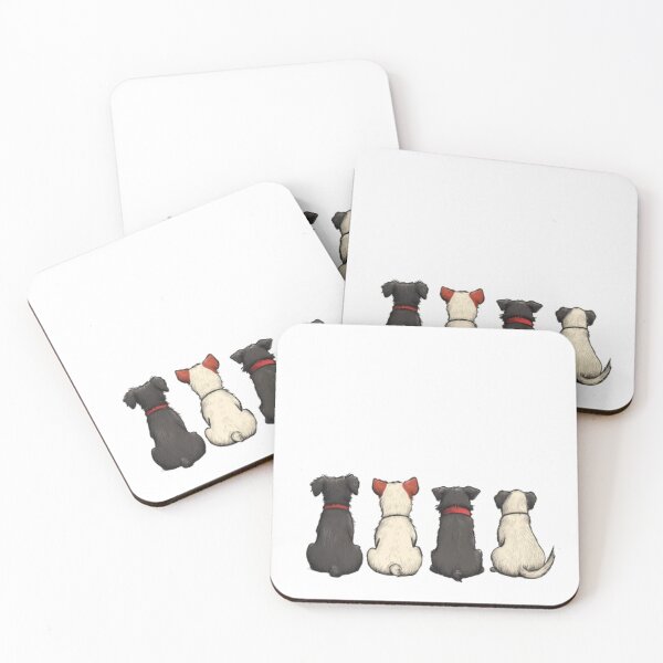 Item preview, A lineup of cartoon dogs sitting designed and sold by Tee Studio.