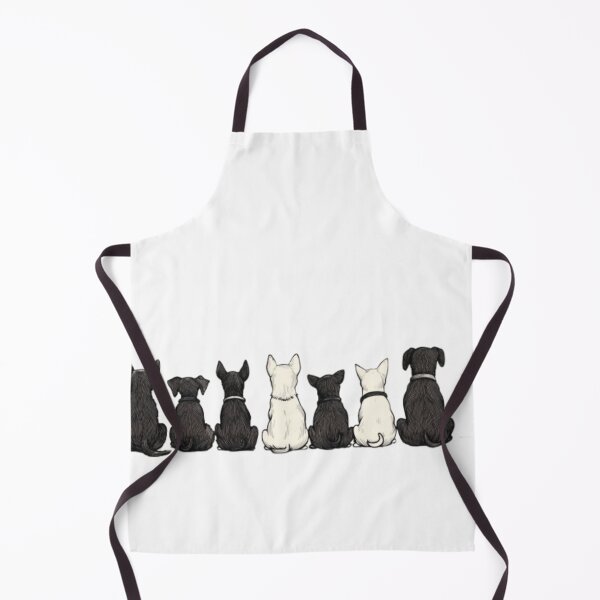 Item preview, A row of cartoon dogs sitting with their designed and sold by Tee Studio.