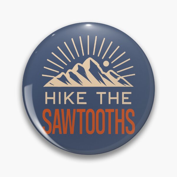 Item preview, Hike The Sawtooths Idaho Sunburst designed and sold by Esskay Designs.