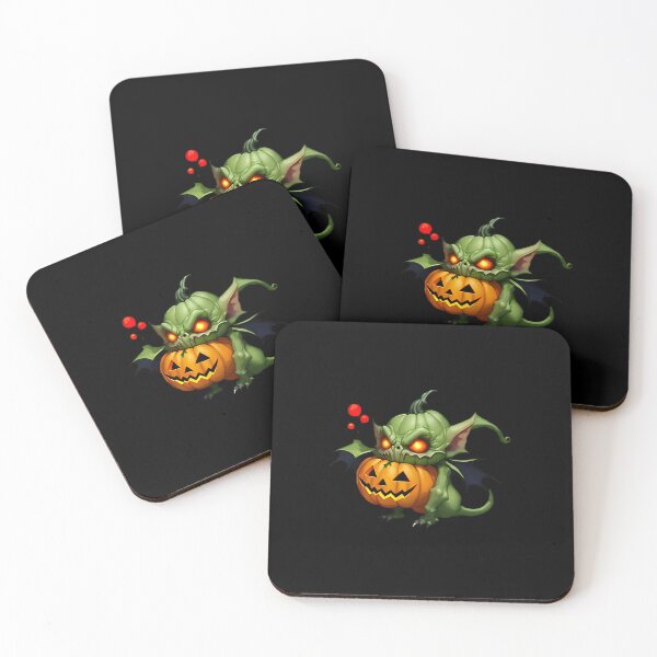 Item preview, Mischievous Goblin Halloween pumpkin designed and sold by WitMeme.