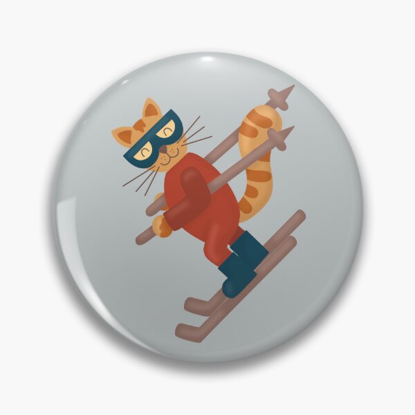 Item preview, Skiing Cat designed and sold by Samantha Faye Studio.