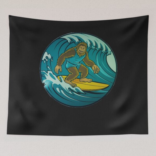 Item preview, Funny animals surfing the waves  designed and sold by AnimalsDH305.