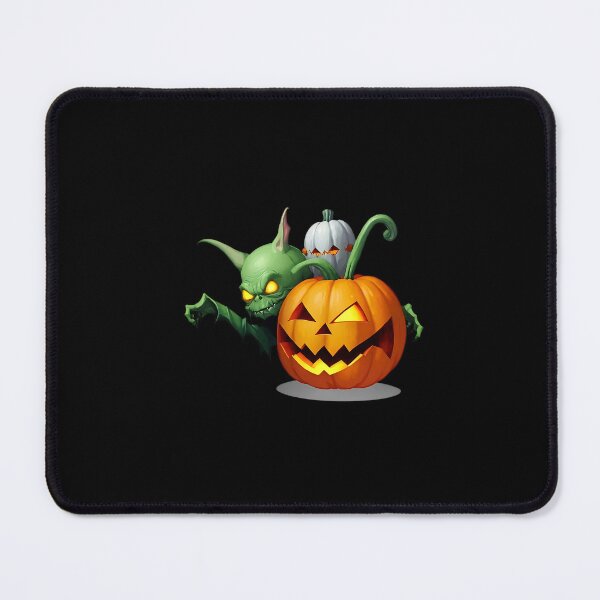 Item preview, Mischievous Goblin Halloween pumpkin designed and sold by WitMeme.