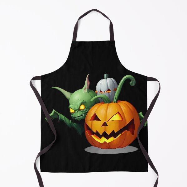 Item preview, Mischievous Goblin Halloween pumpkin designed and sold by WitMeme.