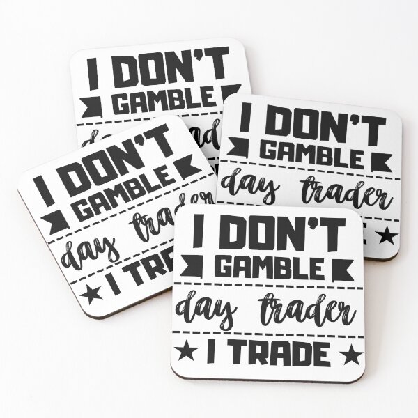 Item preview, I don't gamble I trade designed and sold by FluxAuraTees.