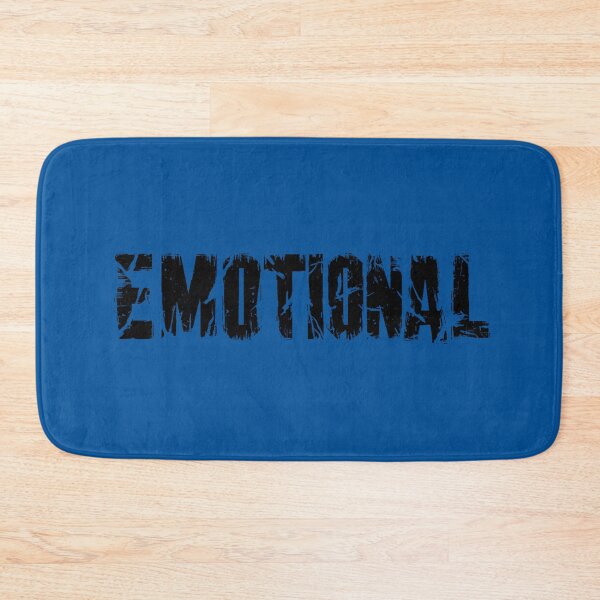 Item preview,  Raw Emotion: Powerful Abstract Typography - Black-Blue designed and sold by LuminShadowArt.