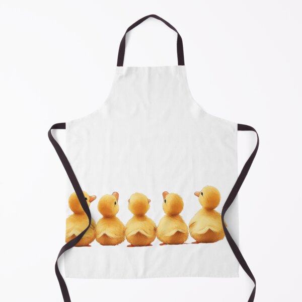 Item preview, Cartoon ducklings in a row, back view. designed and sold by Tee Studio.