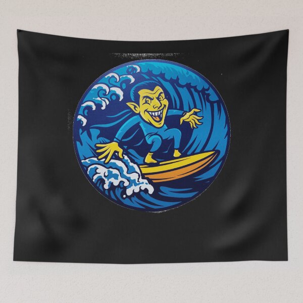 Item preview, Funny animals surfing the waves  designed and sold by AnimalsDH305.