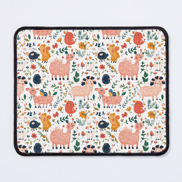 Item preview, Whimsical illustration of farm animals designed and sold by porbenjaporn.