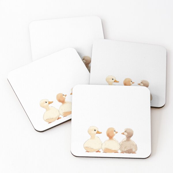 Item preview, Cartoon ducklings, back view, in a row. designed and sold by Tee Studio.