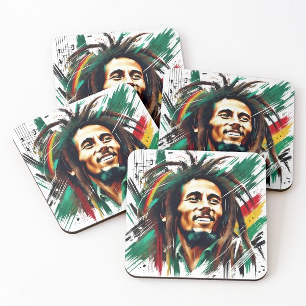 Item preview, Ilustración de Bob Marley designed and sold by ChaosVortex.