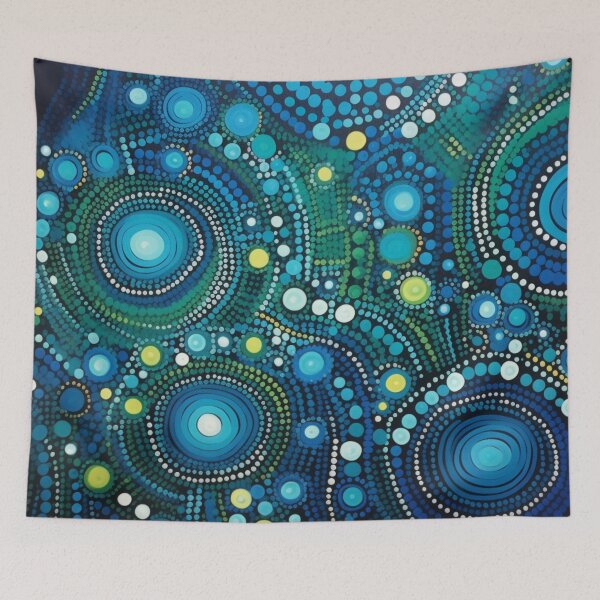 Item preview, Aboriginal Art Print - Dot Painting designed and sold by ArtbyEricG.