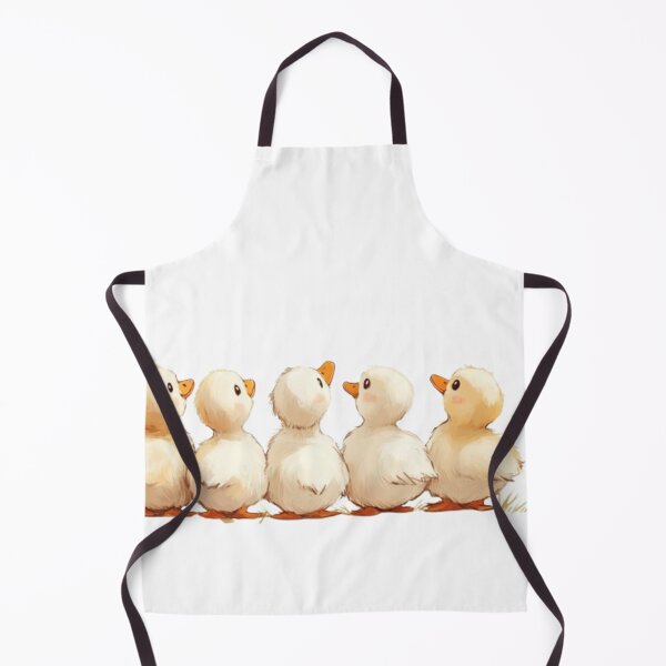 Item preview, Back-facing ducklings in a row, cartoon. designed and sold by Tee Studio.