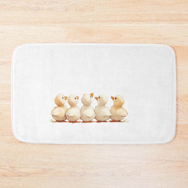 Item preview, Back-facing ducklings in a row, cartoon. designed and sold by Tee Studio.