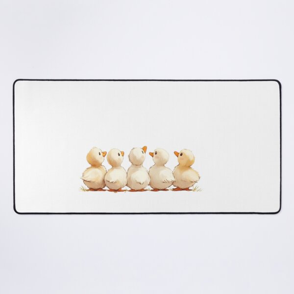 Item preview, Back-facing ducklings in a row, cartoon. designed and sold by Tee Studio.