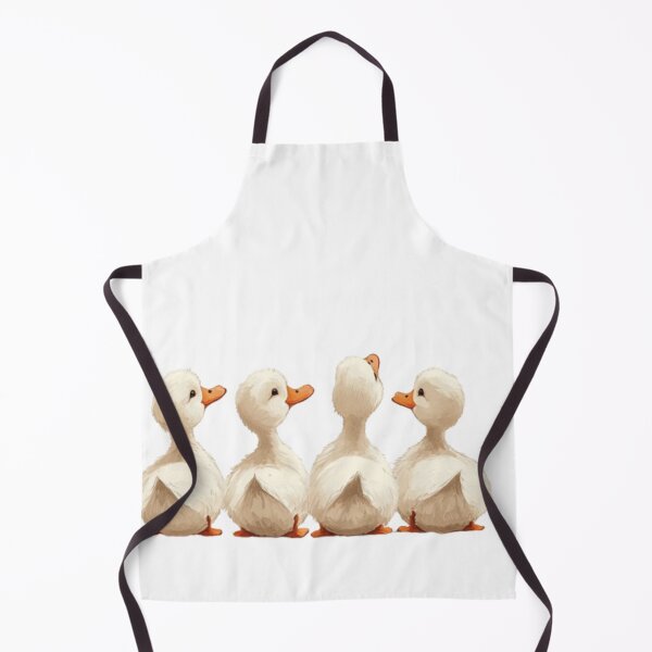 Item preview, Ducklings lined up, back view, cartoon. designed and sold by Tee Studio.