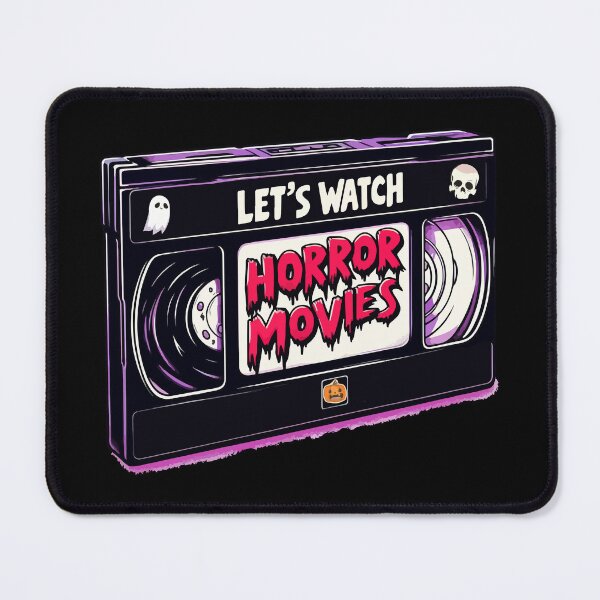 Item preview, Lets Watch Horror Movies Retro Video Tape designed and sold by TomFrontierArt.