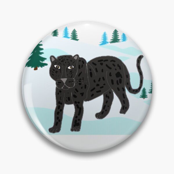 Item preview, snow black panther designed and sold by icedragonart77.
