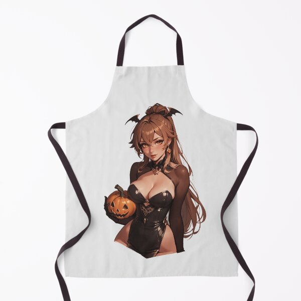 Item preview, Hot Halloween Girl with Brown hair designed and sold by WaifuBrowser.