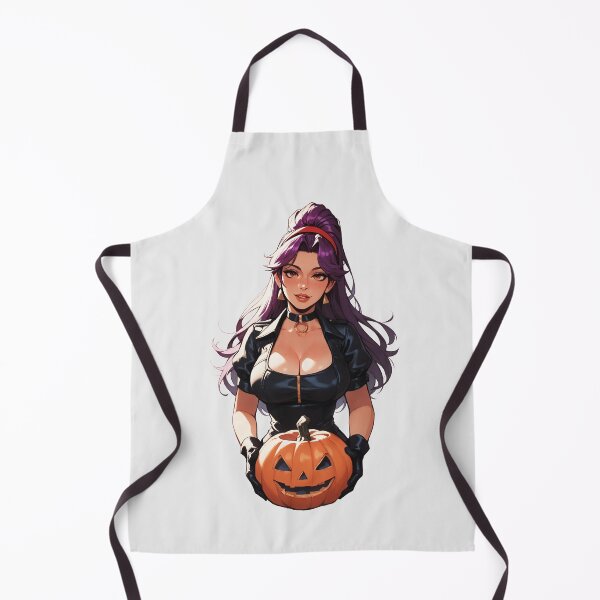 Item preview, Hot Halloween Girl with Purple hair designed and sold by WaifuBrowser.