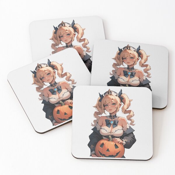 Item preview, Hot Halloween Girl with Blonde hair designed and sold by WaifuBrowser.