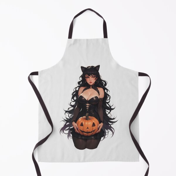 Item preview, Hot Halloween Girl with Black Hair designed and sold by WaifuBrowser.