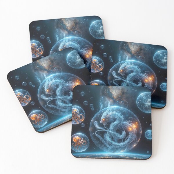 Item preview, Transparent Planets with Trapped Creatures designed and sold by koreatvtea.