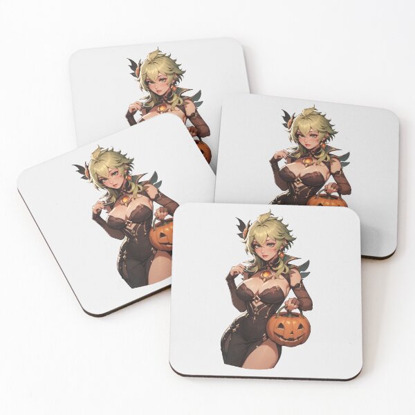 Item preview, Hot Halloween Girl with Green hair designed and sold by WaifuBrowser.
