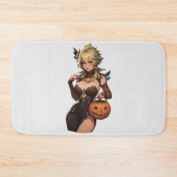 Item preview, Hot Halloween Girl with Green hair designed and sold by WaifuBrowser.