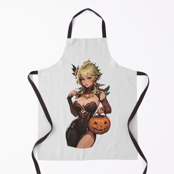 Item preview, Hot Halloween Girl with Green hair designed and sold by WaifuBrowser.