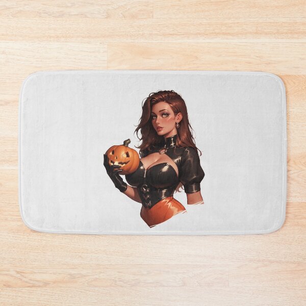 Item preview, Hot Halloween Girl with Brown hair designed and sold by WaifuBrowser.