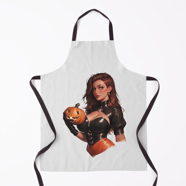 Item preview, Hot Halloween Girl with Brown hair designed and sold by WaifuBrowser.