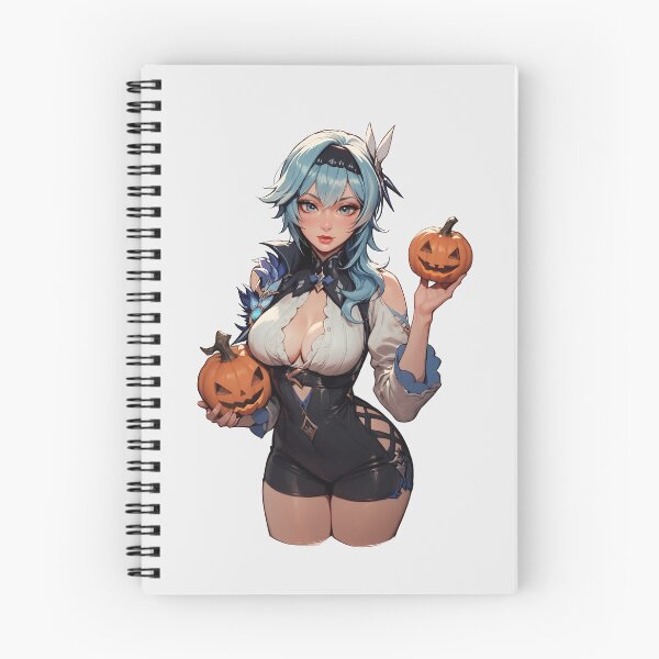 Item preview, Hot Halloween Girl with Blue hair designed and sold by WaifuBrowser.
