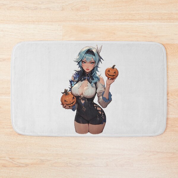 Item preview, Hot Halloween Girl with Blue hair designed and sold by WaifuBrowser.
