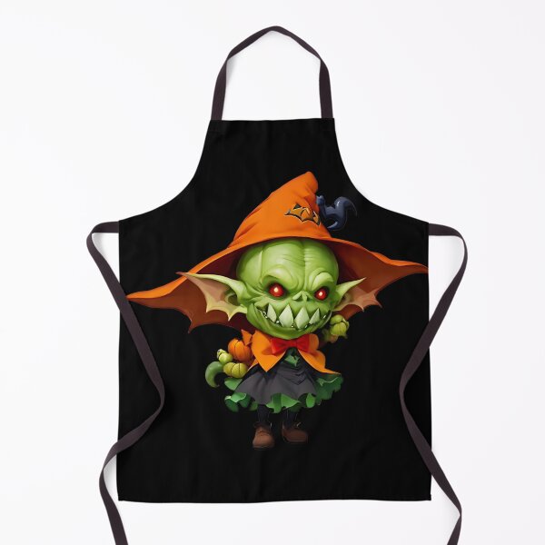 Item preview, Halloween Chibi Goblin Witch designed and sold by WitMeme.