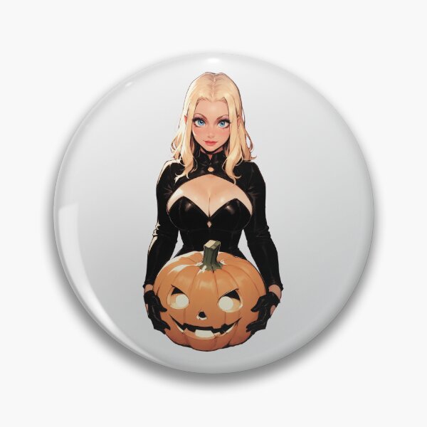 Item preview, Hot Halloween Girl with Blonde hair designed and sold by WaifuBrowser.