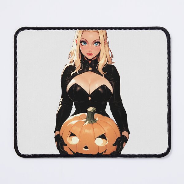 Item preview, Hot Halloween Girl with Blonde hair designed and sold by WaifuBrowser.